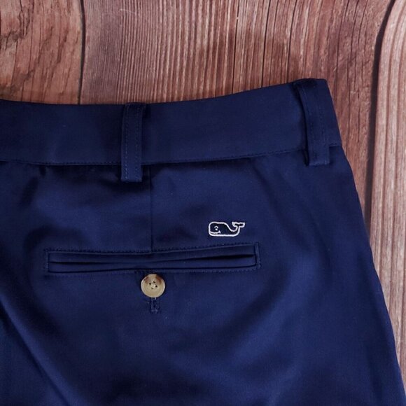 *READ* Vineyard Vines Mens Size 38X27.75 Navy Blue Performance Links Golf Pants - Picture 8 of 15